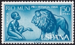 Stamps : Africa : Equatorial_Guinea :  Rio Muni **. Pro infancia