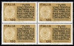 Stamps Italy -  1977 todos debemos contribuir .....