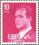 Stamps Spain -  ESPAÑA 1977 2394 Sello Nuevo Serie Basicas Rey Don Juan Carlos I 10p sin goma