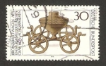 Stamps Germany -  746 - patrimonio arqueológico, carro en bronze