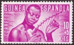 Stamps : Africa : Equatorial_Guinea :  Guinea española **. Pro indígenas