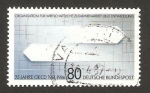 Stamps Germany -  25 anivº de la O.C.D.E., organizacion de cooperacion y desarrollo economica, emblema