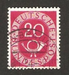 Sellos de Europa - Alemania -  16 - corneta de correos