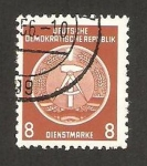 Stamps : Europe : Germany :  blasón de R.D.A.
