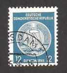 Stamps : Europe : Germany :  blasón de R.D.A.