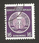 Stamps Germany -  blason de R.D.A.