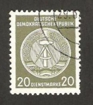 Stamps Germany -  28 - Blasón de R.D.A.