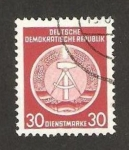 Stamps Germany -  11 - Blasón de la R.D.A.