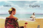 Stamps Europe - Spain -  TURISMO- MUJER CON MANTON DE MANILA