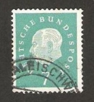 Stamps Germany -  173 - Presidente Theodor Heuss
