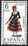 Stamps Spain -  Trajes típicos españoles. Madrid.