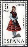 Stamps Spain -  Trajes típicos españoles. Orense.