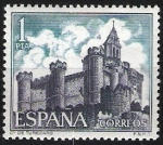 Stamps Spain -  1927 Castillos de España. Turégano, Segovia.