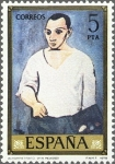 Stamps Spain -  ESPAÑA 1978 2482 Sello Nuevo Serie Pablo Ruiz Picasso Autorretrato c/señal charnela