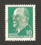 Stamps Germany -  presidente Walter Ulbricht