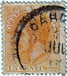 Stamps : Europe : Spain :  Reinado Alfonso XII