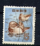 Stamps Asia - Japan -  Pato Mandarin