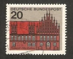 Stamps Germany -  Edificio de Hannover