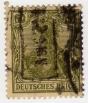 Stamps Germany -  Imperio germánico