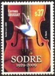 Sellos de America - Uruguay -  SODRE 1929 - 2009