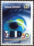 Stamps Uruguay -  BANCO INTERAMERICANO DE DESARROLLO 50 ANIVERSARIO