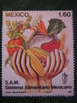 Sellos del Mundo : America : Mexico : Sistema alimentario mexicano