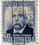 Stamps Spain -  Personajes República