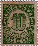 Stamps Spain -  Cifras República