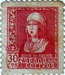 Stamps Spain -  Isabel la Católica