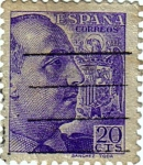 Stamps Spain -  Efigie del gral.Franco