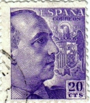 Sellos de Europa - Espaa -  Efigie del gral.Franco