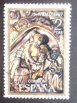 Stamps : Europe : Spain :  NAVIDAD 1969 NACIMIENTO (CATEDRAL DE GERONA)
