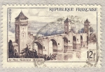 Stamps France -  Le pont Valentré à Cahors