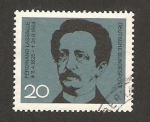 Stamps Germany -  ferdinand lassalle, cofundador del partido democrata, centº de su fallecimiento