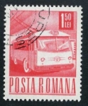 Sellos de Europa - Rumania -  Autobus