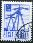 Stamps Romania -  Red Electricidad