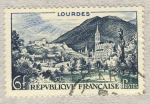 Stamps France -  Lourdes