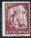 Stamps Romania -  Construcción