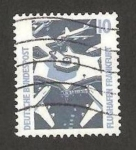 Stamps Germany -  1179 - Aeropuerto de Francfort
