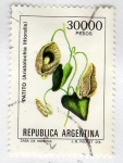 Sellos de America - Argentina -  Flores argentinas (1982-1989)