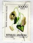 Stamps Argentina -  Flores argentinas (1982-1989)