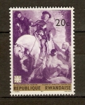 Sellos de Africa - Rwanda -  PINTURA