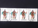 Stamps Spain -  Nº33 CABO CAZADORES DE INFANTERIA 1860
