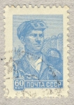 Stamps Russia -  soldador