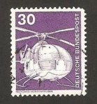Stamps Germany -  698 - Helicóptero
