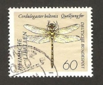 Sellos del Mundo : Europa : Alemania : libélula, cordulegaster boltonii