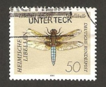 Stamps Germany -  1373 - Libélula depressa