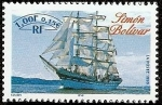 Stamps France -  Barcos - Buque escuela Simón Bolivar  -  Venezuela