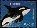 Sellos de Europa - Francia -  Animales Marinos -  Orca
