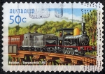 Stamps Australia -  Trenes